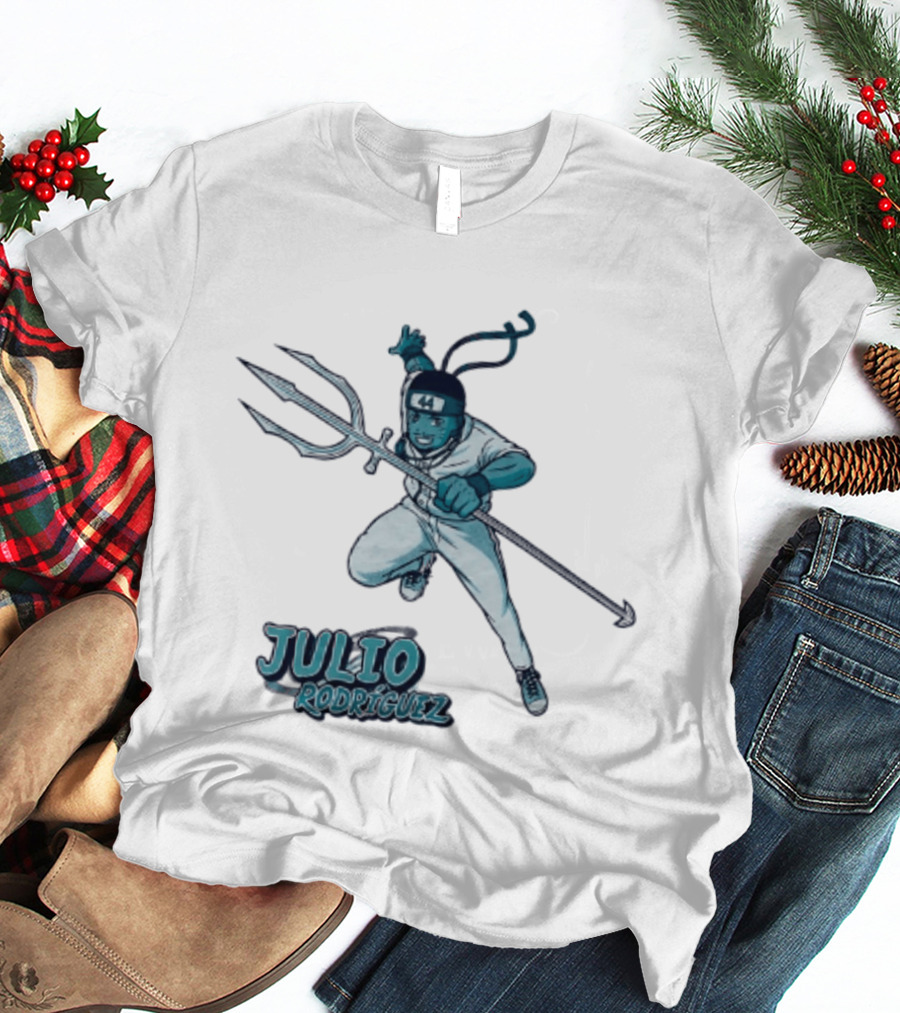 Seattle Mariners Julio Rodríguez Anime Ninja T-Shirt