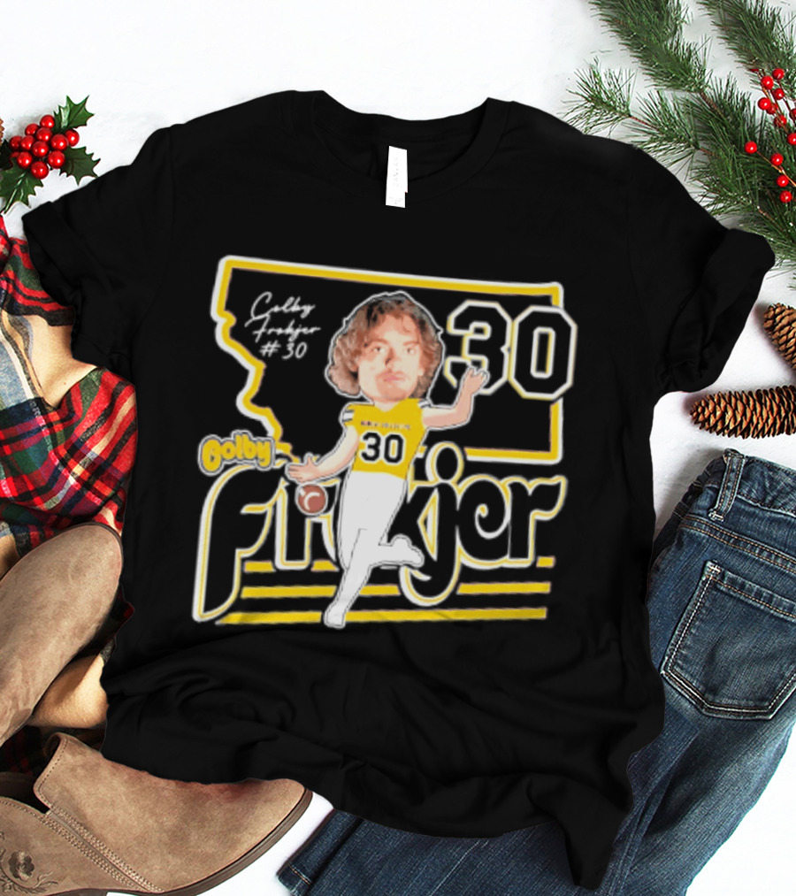 Colby Frokjer Montana State Bobcats 30 Player Caricature 2026 T-Shirt