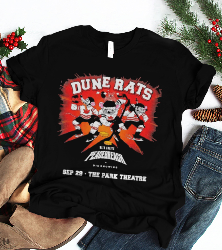 Dune Rats Winnipeg Manitoba The Park Theatre Sep 29 Big Krowdux Canadian Hockey T-Shirt