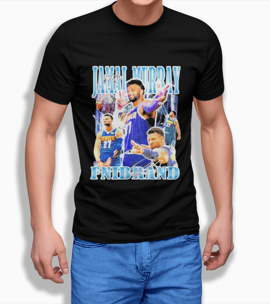 Jamal Murray The Killer Denver Nuggets FNIBRAND Basketball T-Shirt