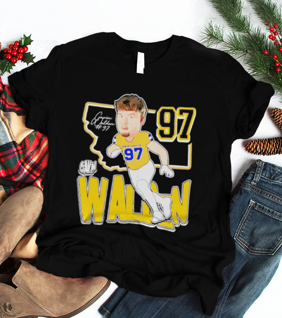 Montana State Bobcats Player Walden 97 Caricature 2026 T-Shirt