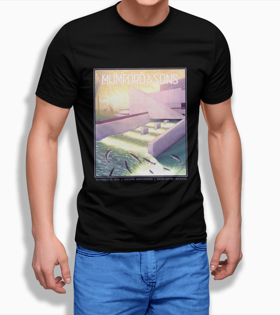Mumford And Sons September 22 2026 Grand Rapids Acrisure Amphitheater Event T-Shirt