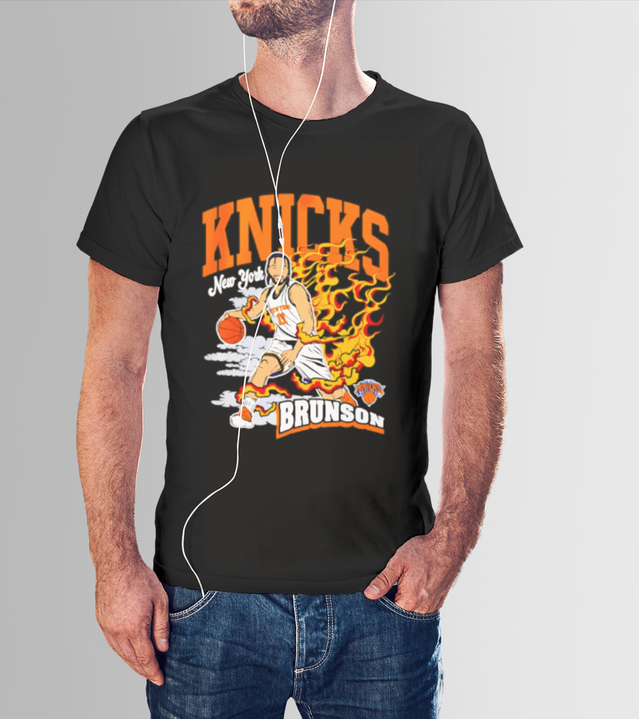 Knicks Jalen Brunson Fired Up New York Knicks T-Shirt