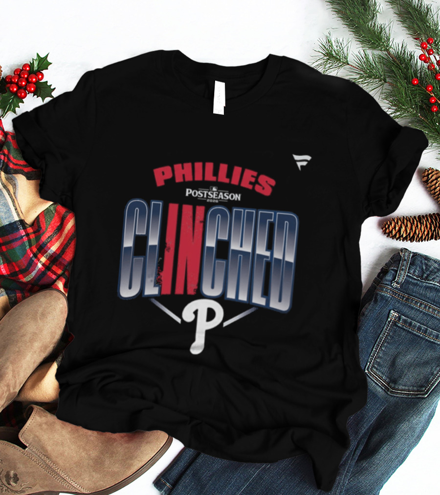Philadelphia Phillies 2026 Postseason Clinched Locker Room T-Shirt
