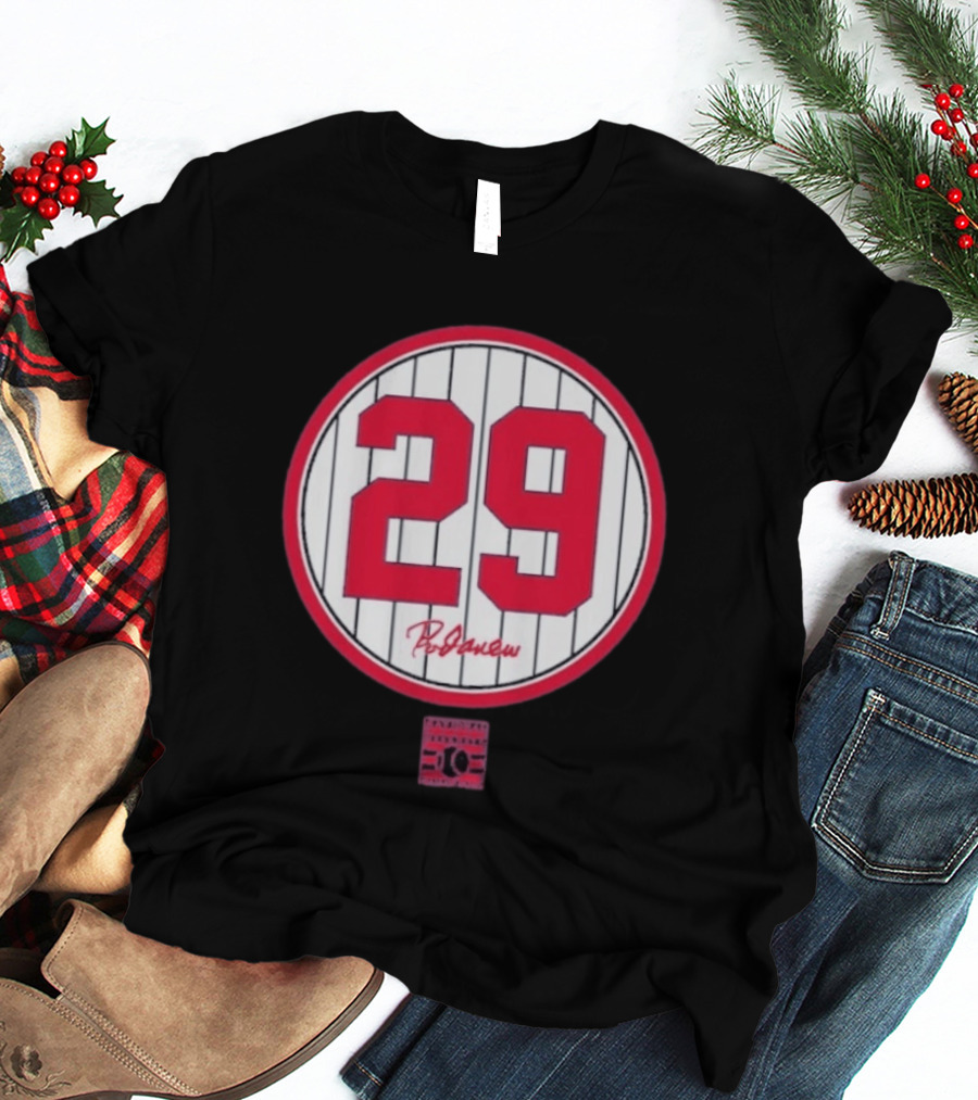 Rod Carew 29 Baseball Hall Of Fame Signature Number T-Shirt