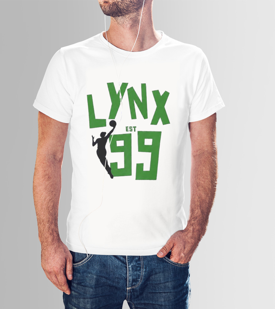 Lynx EST 99 Green Basketball T-Shirt