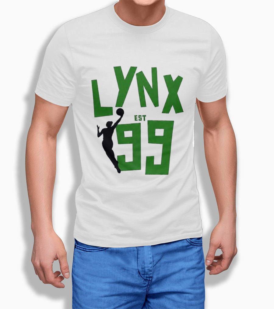 Lynx EST 99 Green Basketball T-Shirt