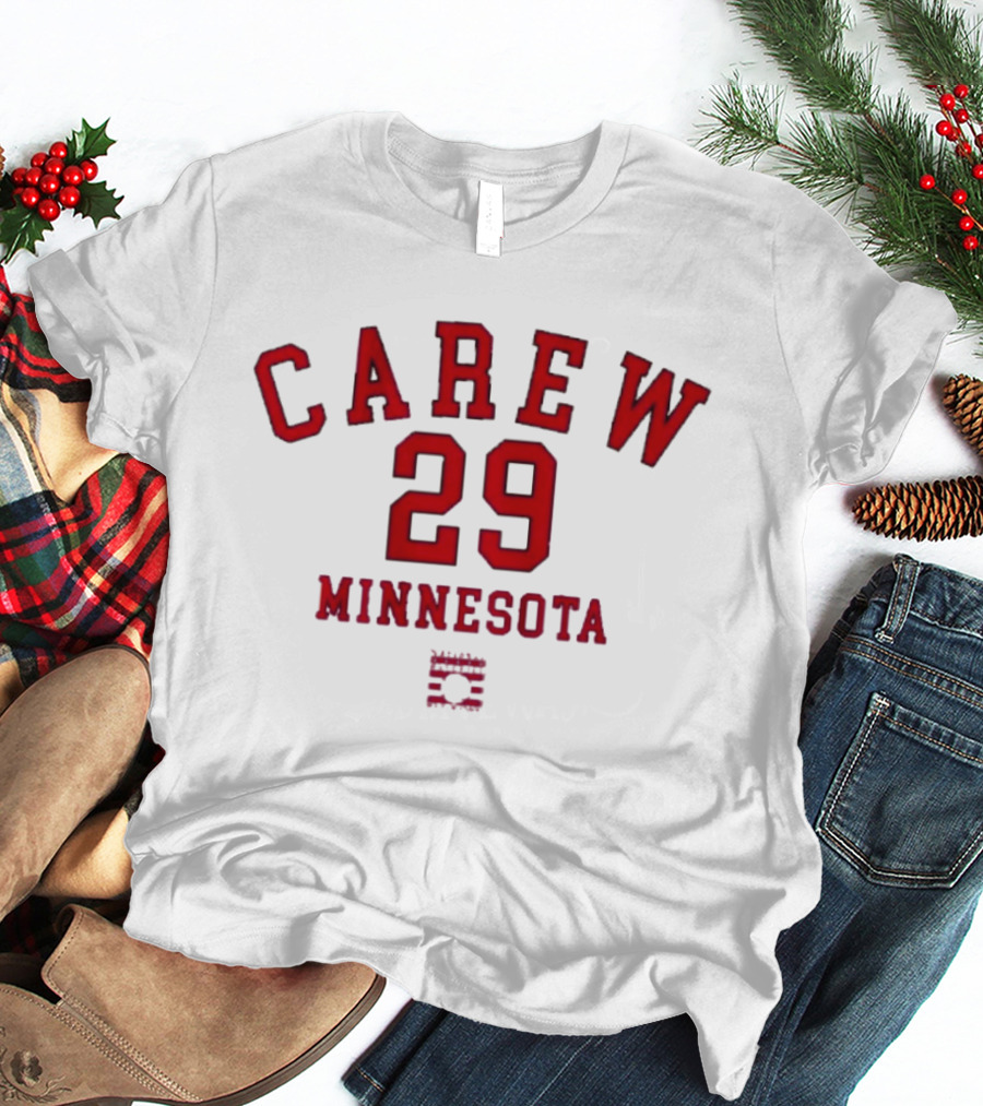 Carew 29 Minnesota Baseball Legend T-Shirt