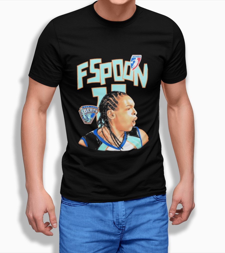 WNBA New York Liberty F Spoon 11 Iconic Player T-Shirt