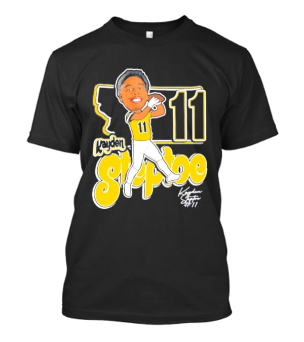 Montana State Bobcats Kayden Steptoe 11 Caricature 2026 T-Shirt