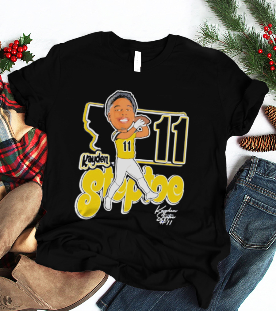 Montana State Bobcats Kayden Steptoe 11 Caricature 2026 T-Shirt