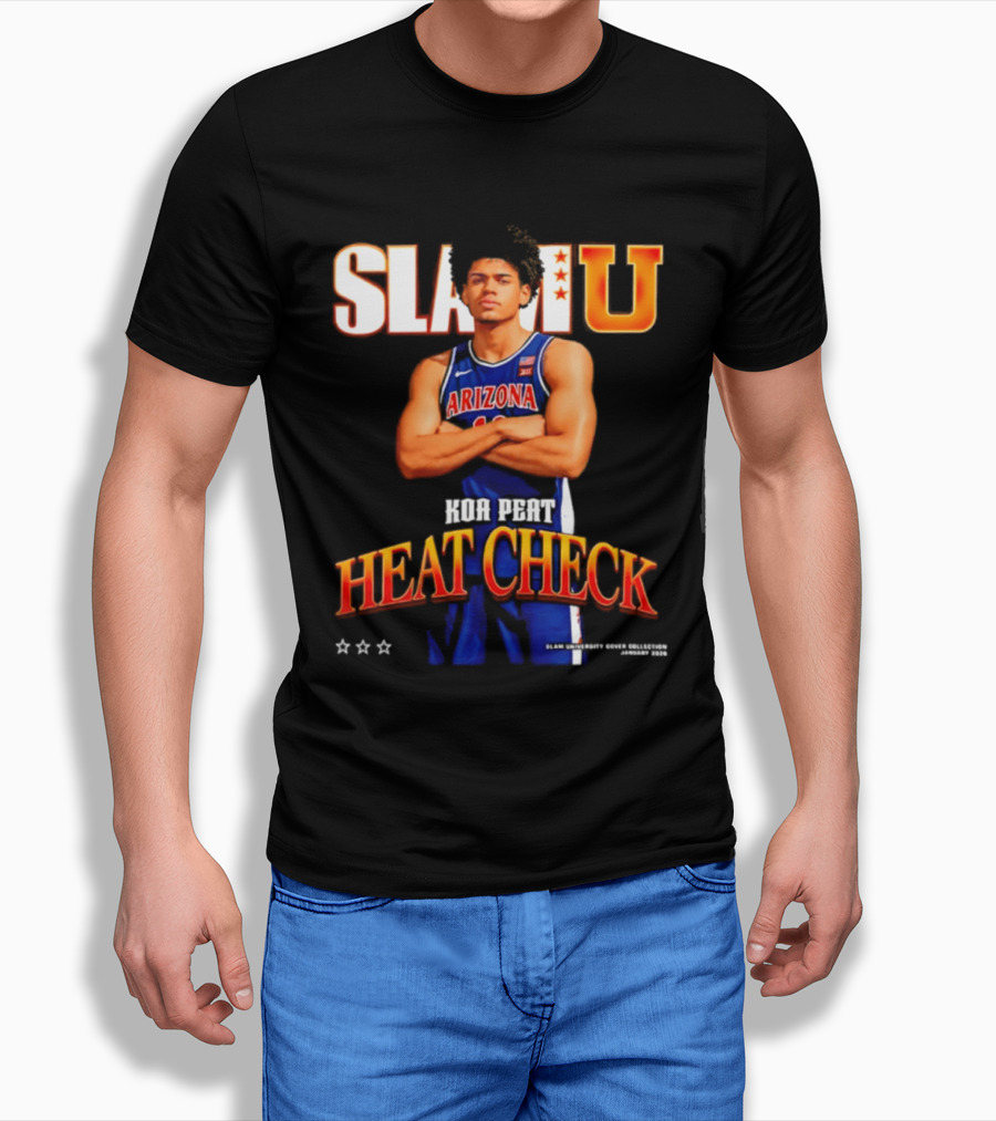 SlamU Arizona Heart Check Koa Peat T-Shirt