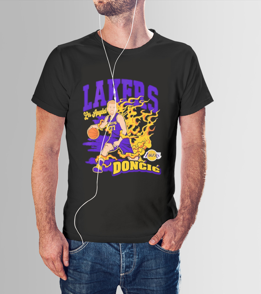 Los Angeles Lakers Luka Dončić Los Angeles Lakers Dončić T-Shirt