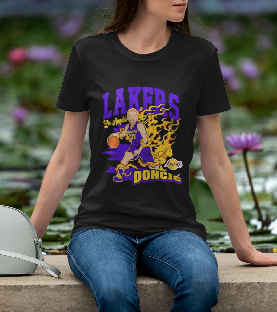 Los Angeles Lakers Luka Dončić Los Angeles Lakers Dončić T-Shirt