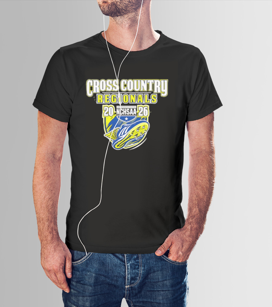 Cross Country Regionals 2026 North Carolina Running Event Crest T-Shirt