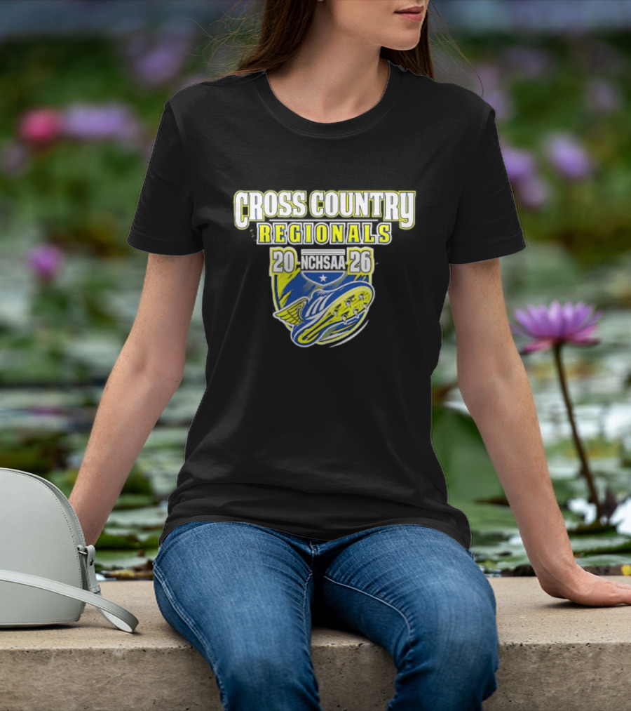Cross Country Regionals 2026 North Carolina Running Event Crest T-Shirt