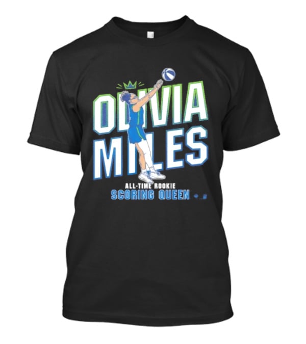 Olivia Miles All Time Rookie Scoring Queen Basketball T-Shirt