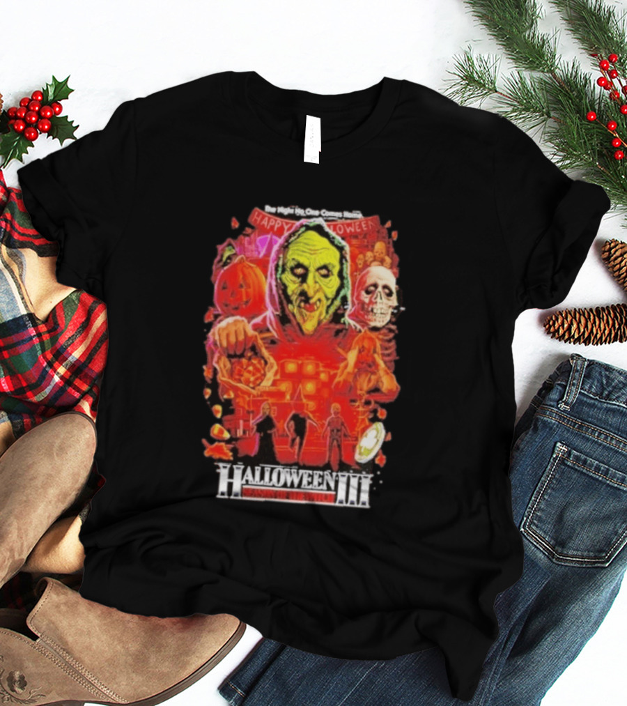 Halloween III Season Of The Witchcraft Happy Halloween Jack O' Lantern Skeleton Pumpkin T-Shirt