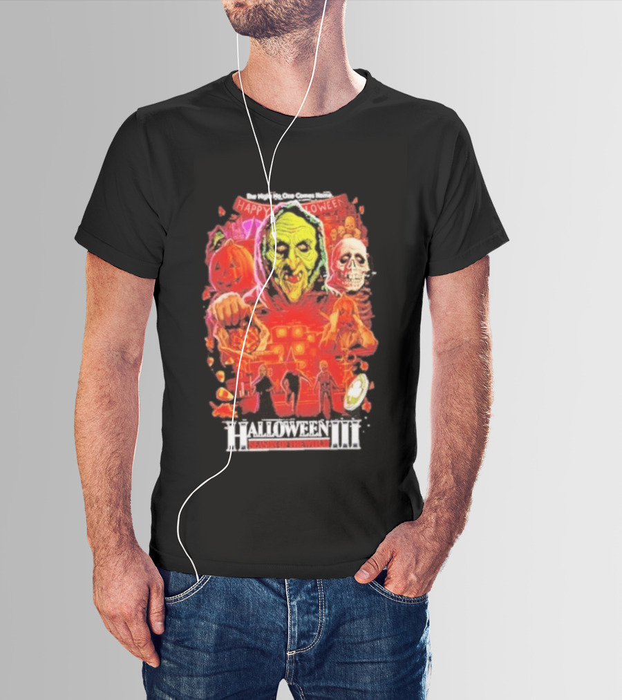 Halloween III Season Of The Witchcraft Happy Halloween Jack O' Lantern Skeleton Pumpkin T-Shirt