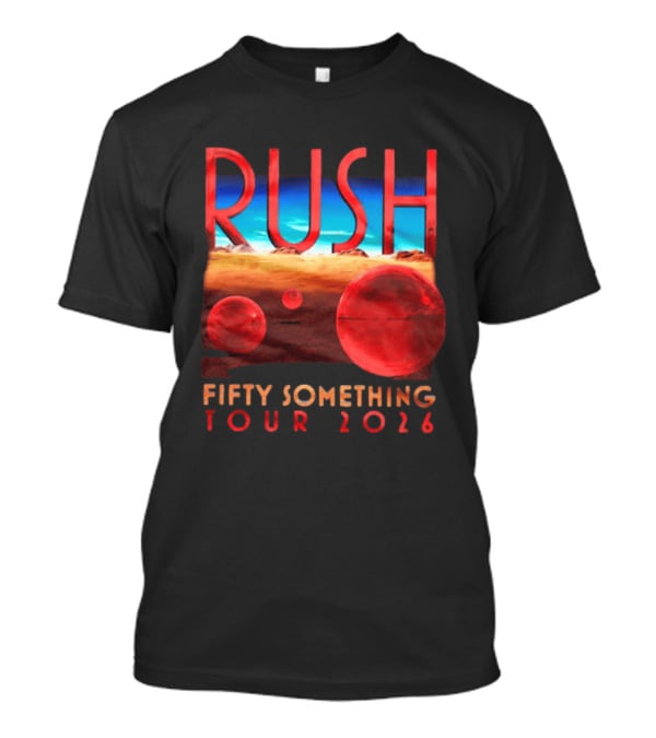 Rush Fifty Something Tour 2026 Spheres T-Shirt