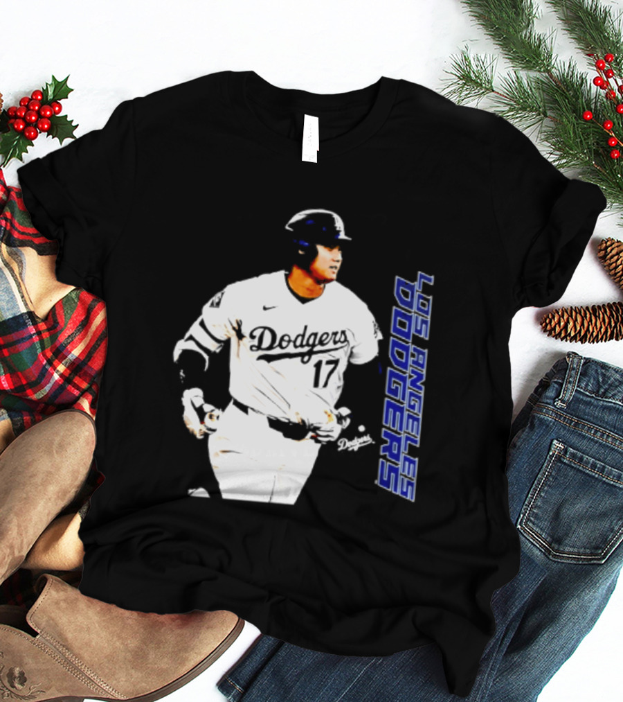 Shohei Ohtani Los Angeles Dodgers MLB Swing 17 T-Shirt