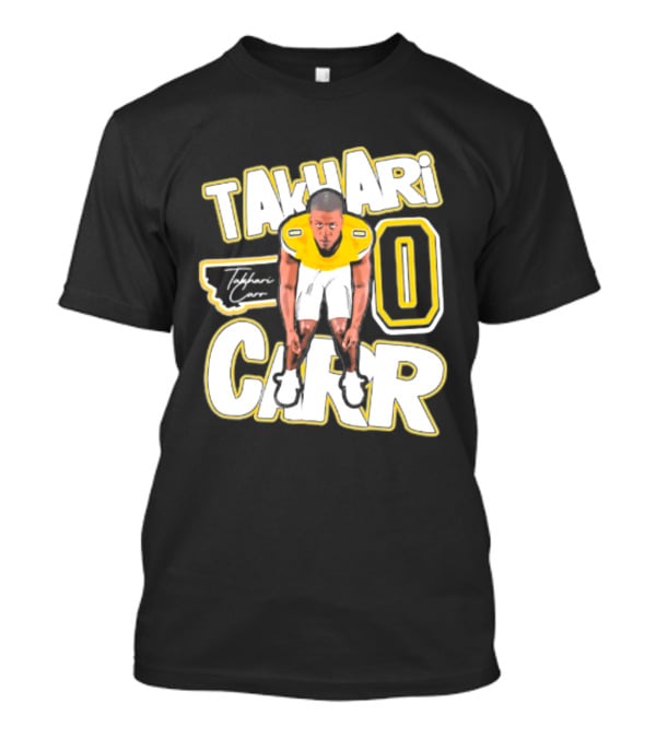 Takhari Carr Montana State Bobcats Player 2026 Caricature T-Shirt
