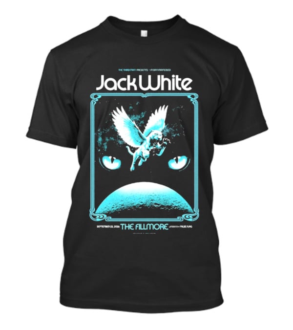 Jack White The Fillmore San Francisco September 23 2026 Angel Imagery Concert T-Shirt