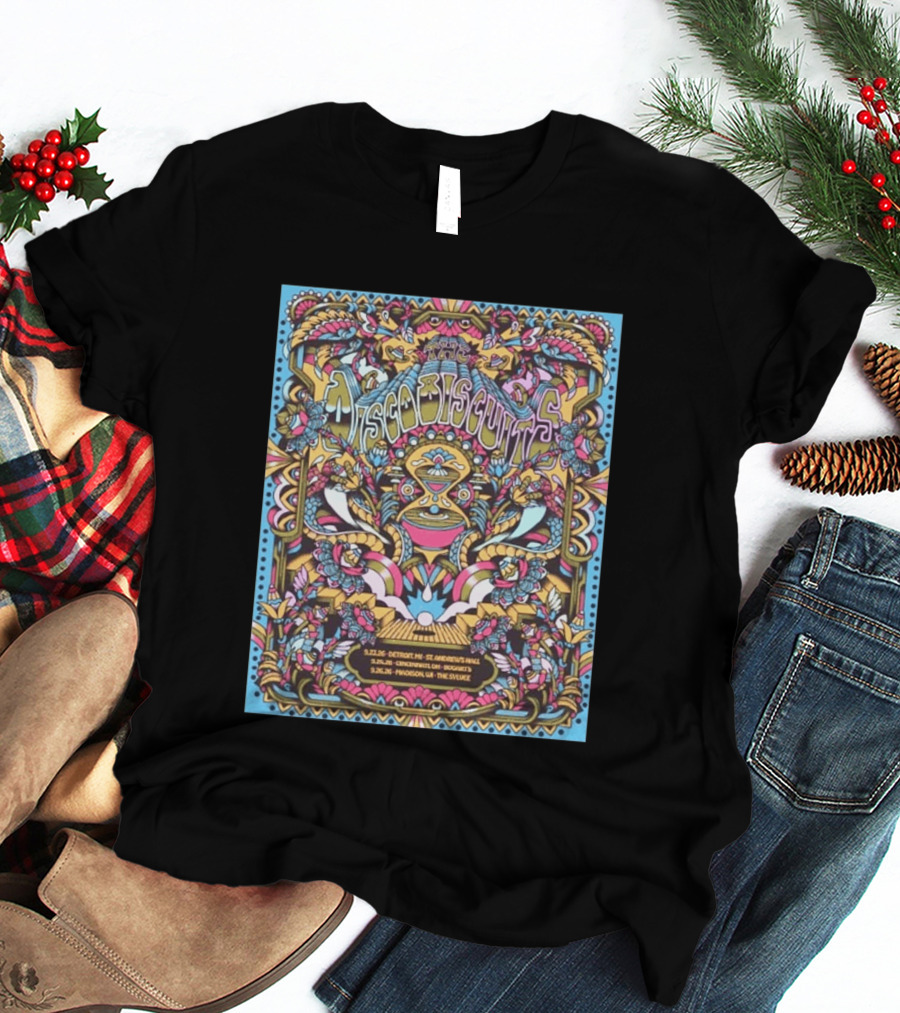 The Disco Biscuits At The Sylvee Madison WI Three Night Event September 26 2026 T-Shirt