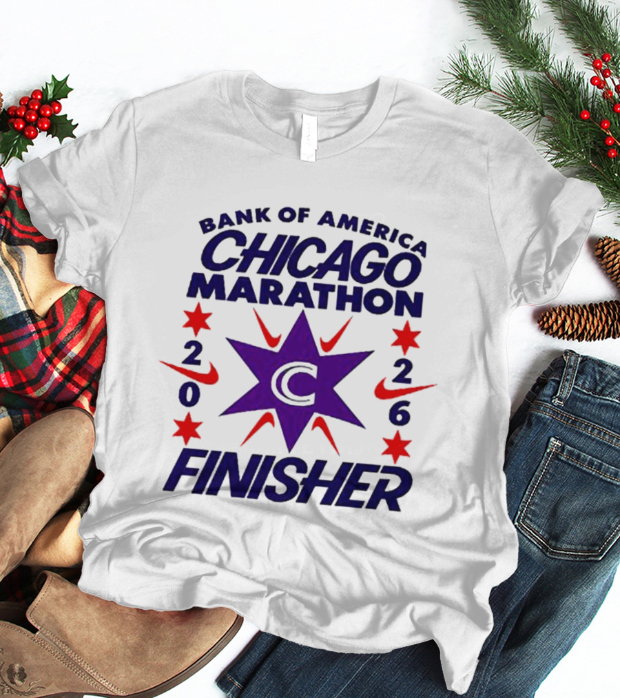 Bank Of America Chicago Marathon 2026 Finisher C Star Nike T-Shirt