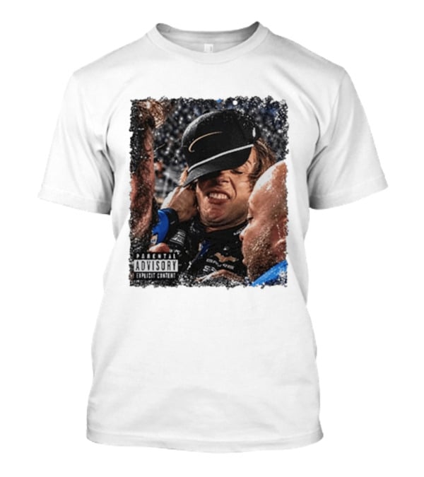 Parental Advisory Explicit Content Ryan Blaney Vs Carson Hocevar T-Shirt