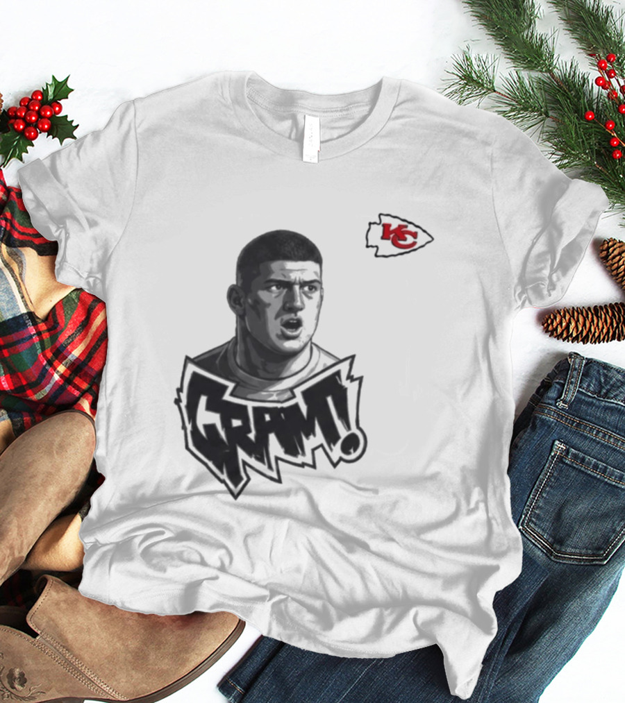 George Karlaftis GRM KC Chiefs Football Player T-Shirt