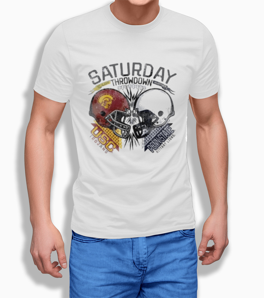 Saturday Throwdown Penn State Nittany Lions Vs USC Trojans Football 2026 T-Shirt