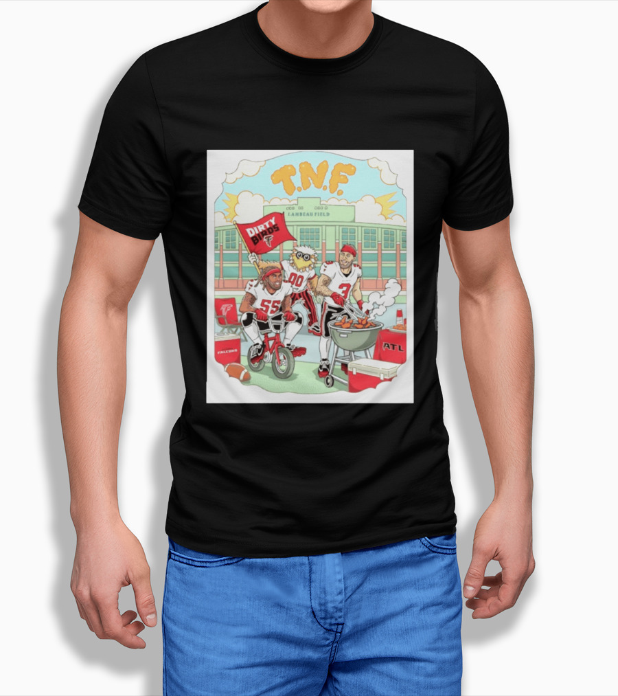 Atlanta Falcons Dirty Birds TNF Lambeau Field Tailgate Cooking T-Shirt
