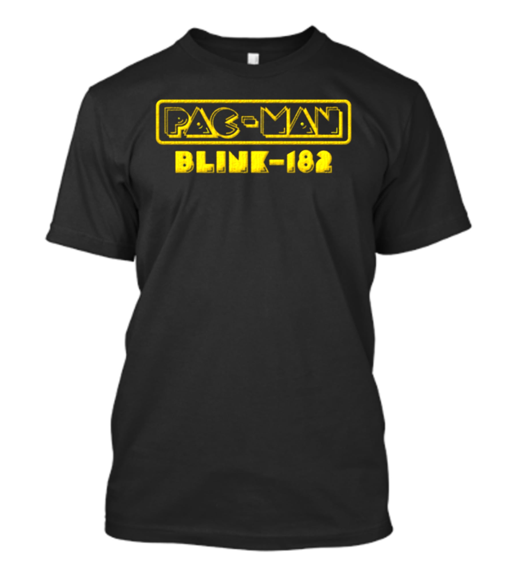 Pac Man Blink 182 Collaboration Yellow T-Shirt