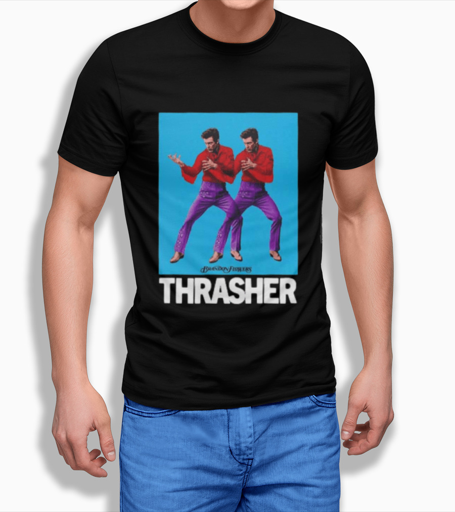 Brandon Flowers 2026 Thrasher Tour Double Vision T-Shirt