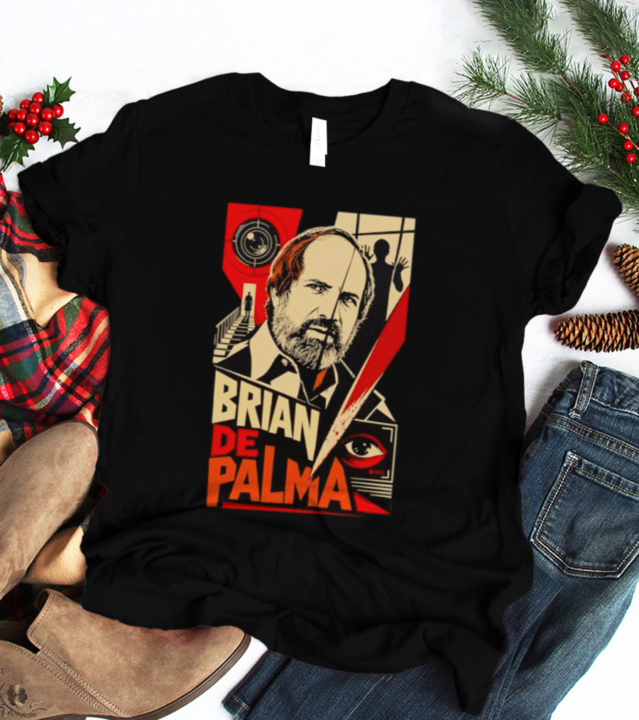 Brian De Palma The Camera Never Tells The Whole Truth Retro Film Noir T-Shirt