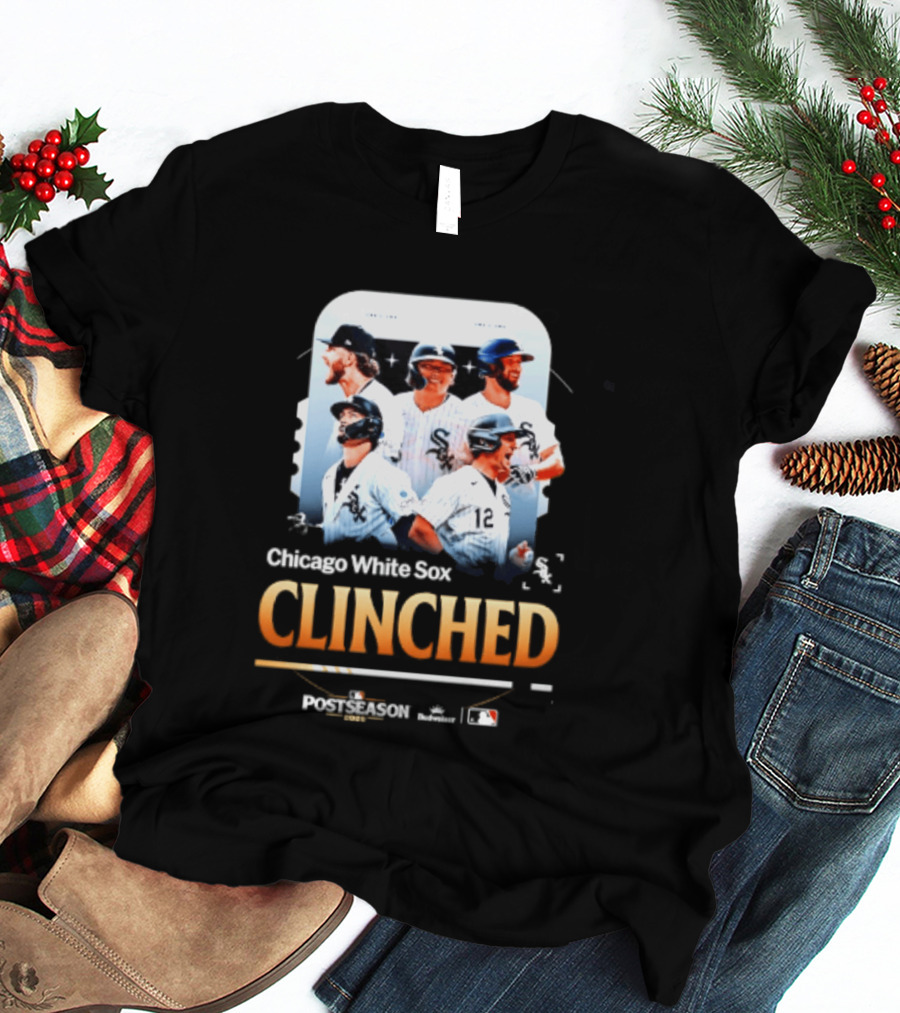 Chicago White Sox Clinched 2026 MLB Postseason Players Celebration T-Shirt