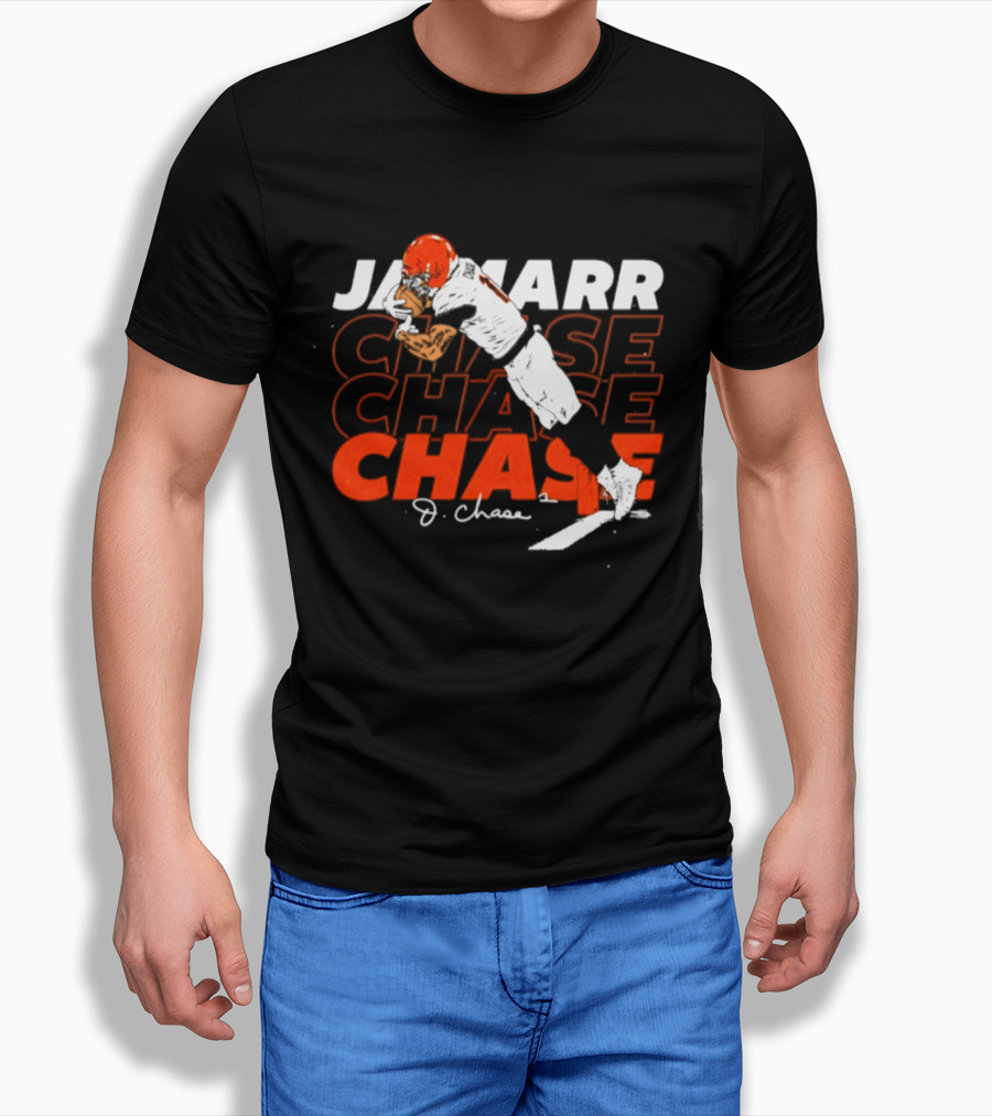 Ja'Marr Chase Cincinnati Bengals Football Player Chase J. Chase T-Shirt