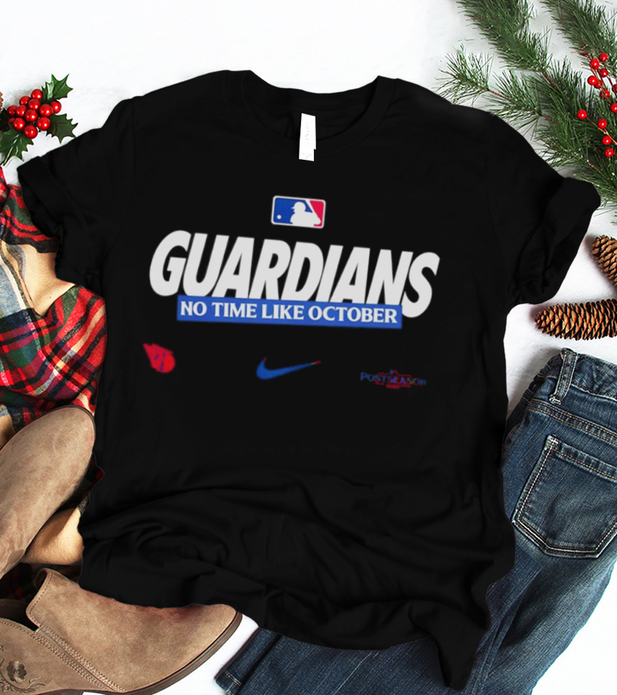 Guardians No Time Like October 2026 MLB Postseason Nike T-Shirt