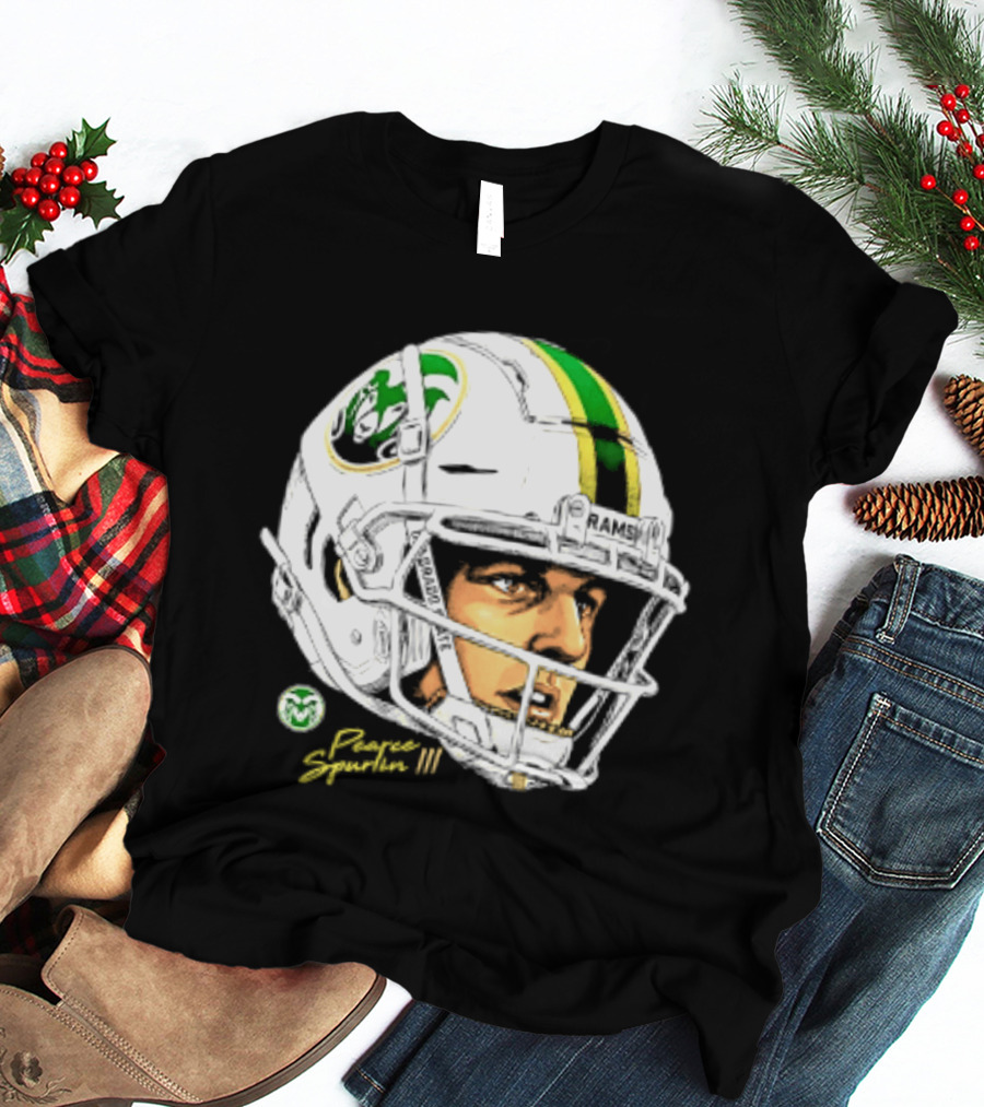 Darius Curry 3 Colorado State Rams NCAA Football Swag Head Prestigue Signature T-Shirt