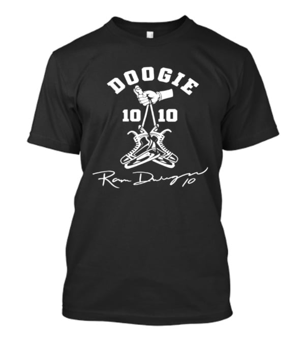 Doogie 10 10 Ron Duguay Hangers Hand Gesture Signature T-Shirt