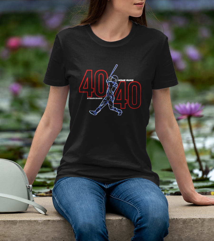 Pete Crow Armstrong 40.40 Home Runs Chicago Cubs Electric T-Shirt