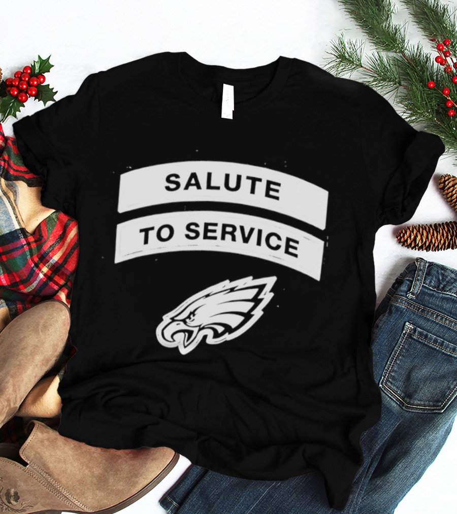 Philadelphia Eagles Salute To Service 2026 T-Shirt