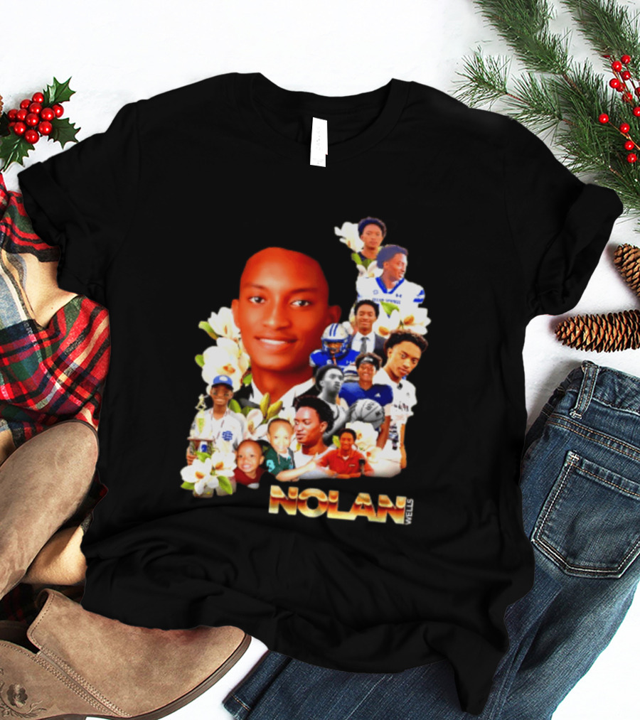 Justice For Nolan Wells 2026 Memorial Collage T-Shirt