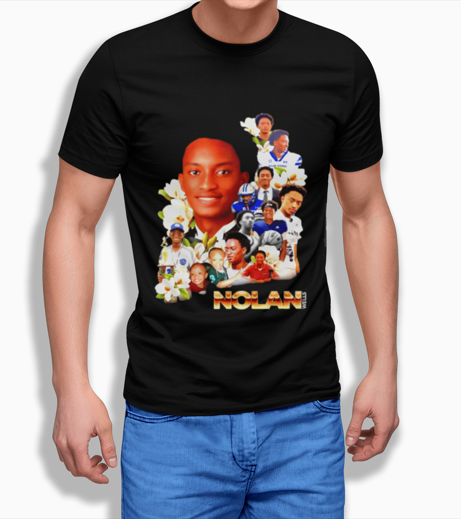 Justice For Nolan Wells 2026 Memorial Collage T-Shirt