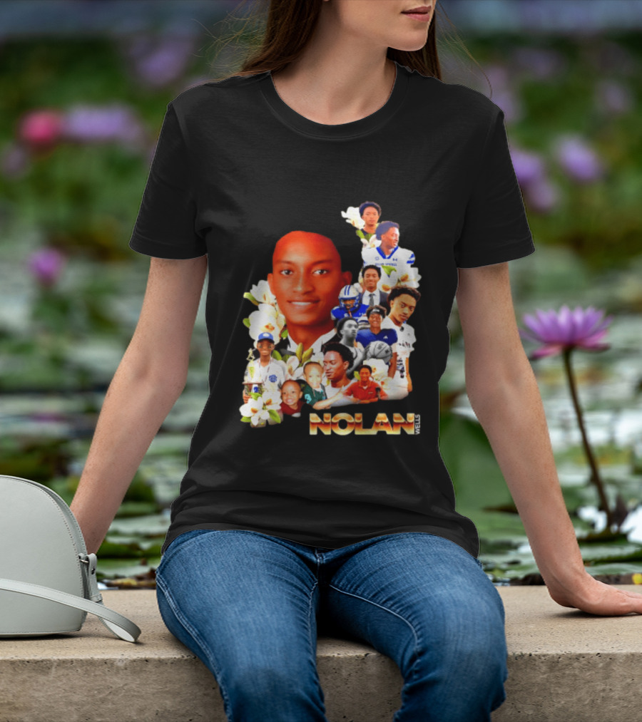 Justice For Nolan Wells 2026 Memorial Collage T-Shirt