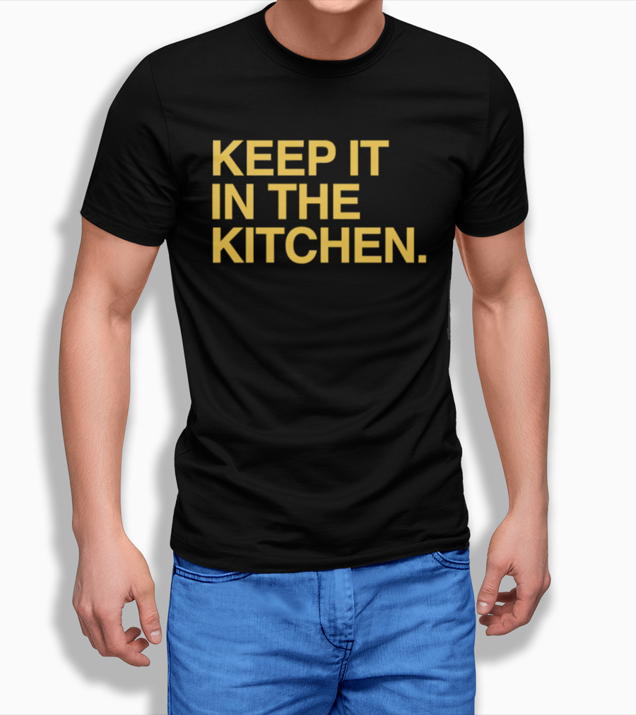 KEEP IT IN THE KITCHEN Notre Dame Fighting Irish Football T-Shirt