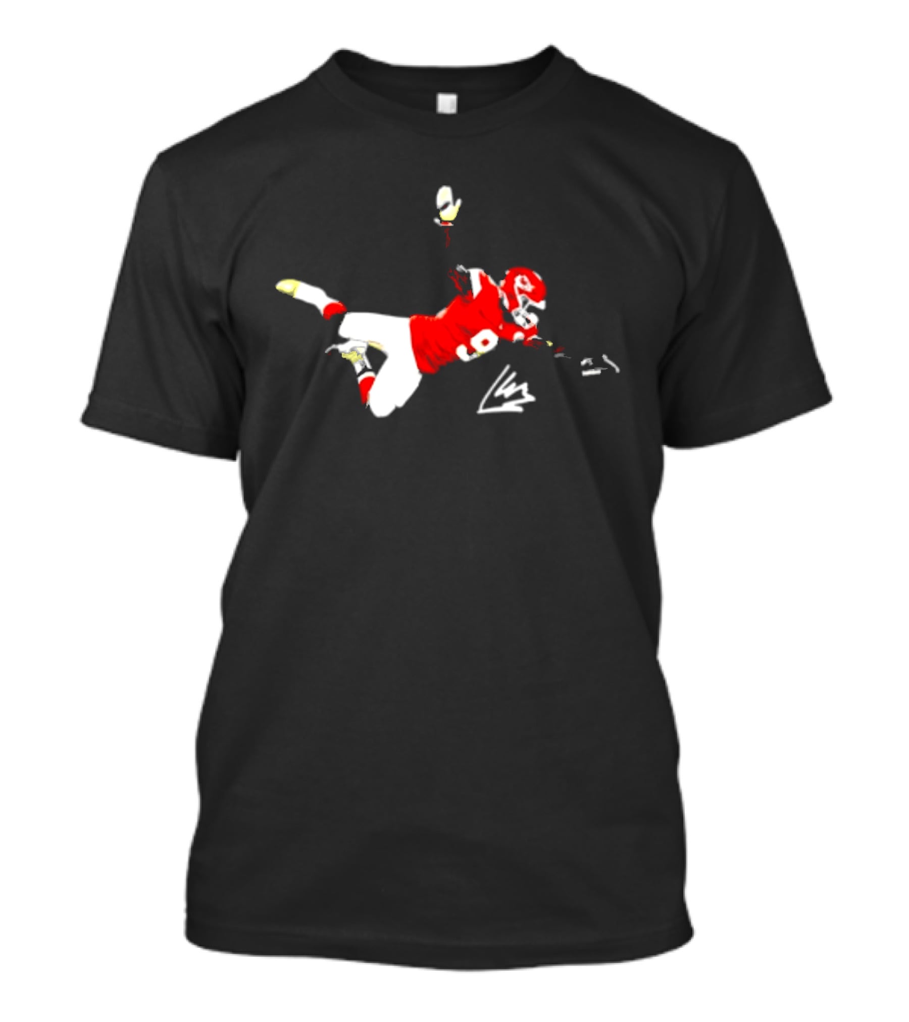 Kenneth Walker III Kansas City Chiefs Action Mid Air T-Shirt