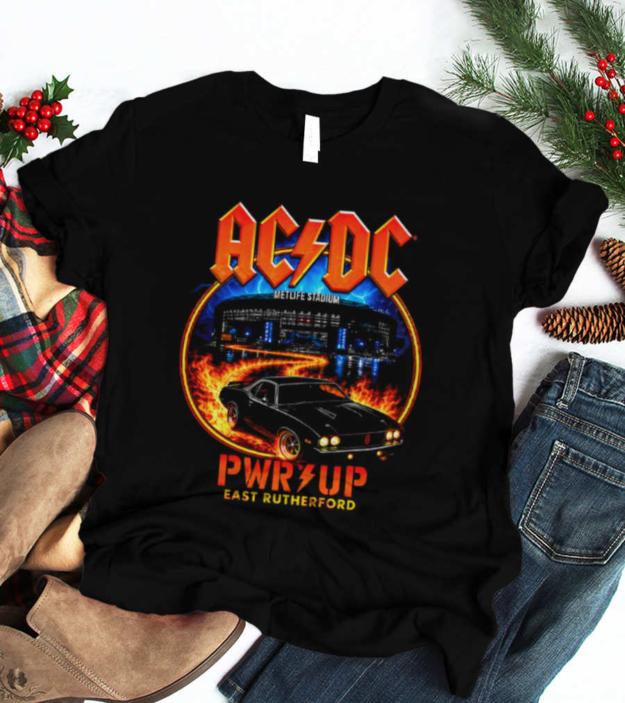 ACDC PWR UP Metlife Stadium East Rutherford 2026 Event September 25 T-Shirt