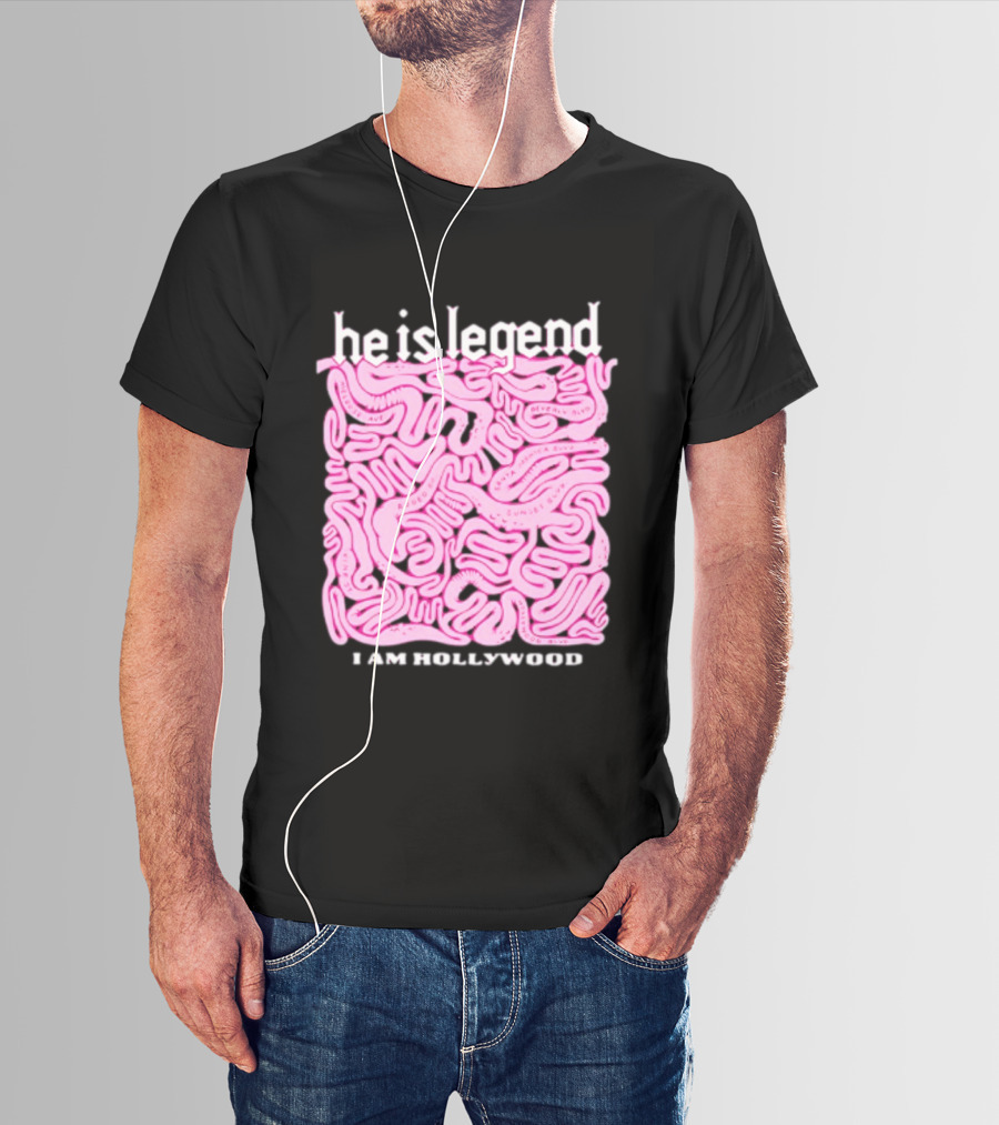 He Is Legend I Am Hollywood Los Angeles Streets Sunset Vine Melrose T-Shirt